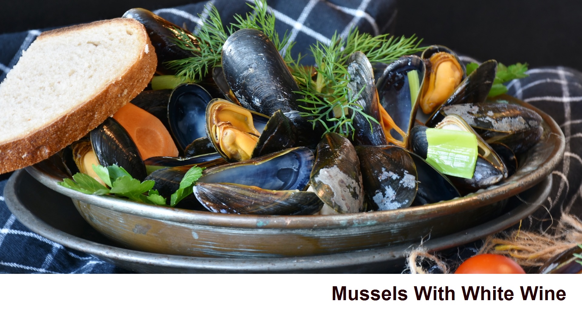 Mussles with white wine
